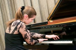1198th Liszt Evening - Anastasiya Shanskova, Music and Literature Club in Wroclaw 17th March 2016. <br> Photo by Andrzej Solnica.